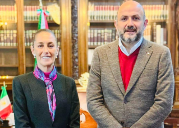 Presidenta de la República recibe al Rector de la UDG