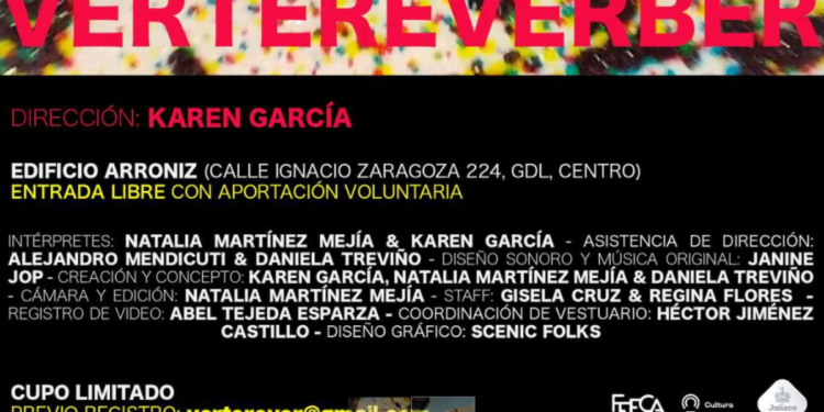 Karen García presentará «Vertereverber»