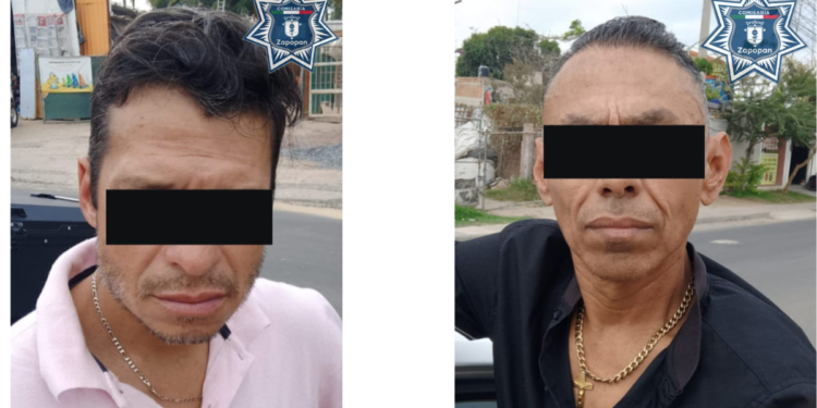 Detienen a dos hombres con droga durante el Operativo Jaguar en Zapopan