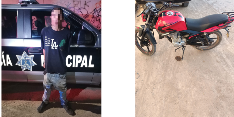 Detienen a hombre con motocicleta robada y recuperan tres vehículos en Tlaquepaque