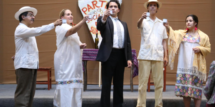 Presentan en Xicoténcatl obra de teatro sobre la vida de Felipe Carrillo Puerto
