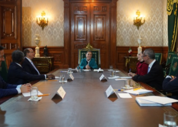 Presidenta Claudia Sheinbaum se reúne con Larry Fink, fundador de BlackRock