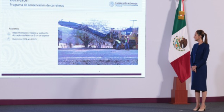 Gobierno de México da inicio al programa Bachetón para atender las carreteras y caminos de todo el país