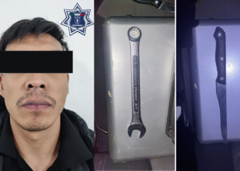 Detienen a Hombre por presunto Robo en Negocio de Banquetes en la Colonia Tepeyac