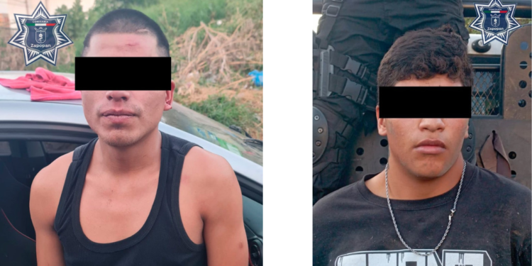 Detenidos Dos Sujetos en Operativo Jaguar por presunto Robo de Vehículo con Violencia y Posesión de Armas de Utilería