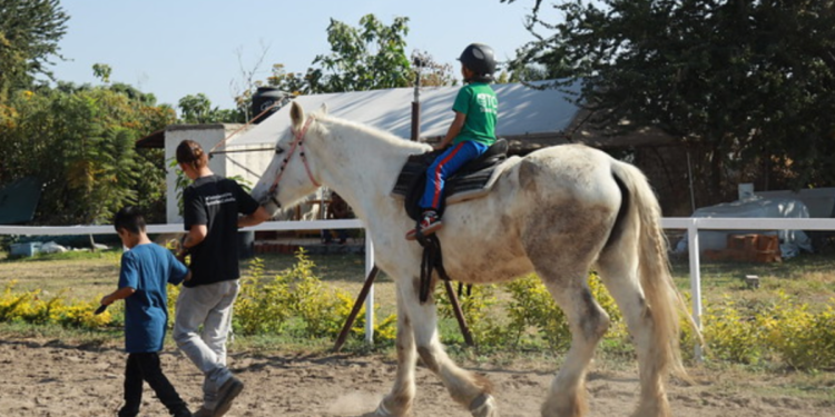 Hogar Cabañas se apoya en la equinoterapia para atender problemáticas emocionales de sus residentes