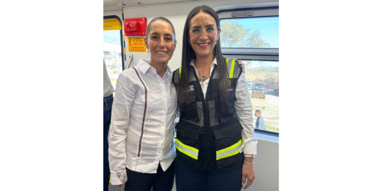 En la visita de la Presidenta Claudia Sheinbaum Pardo a Jalisco, Laura Imelda logra una estación más para la Línea 4 del Tren Ligero para Tlaquepaque