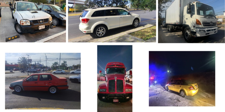 Policías de San Pedro Tlaquepaque recuperan 7 Automotores 1 Contenedor con Reporte de Robo