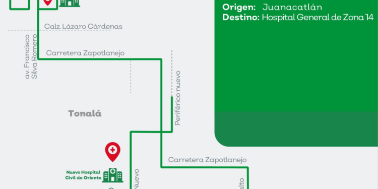 La Setran refuerza el servicio de transporte público al Nuevo Hospital Civil de Oriente así como al CUTonalá