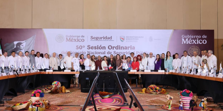 Participa Pablo Lemus en el Consejo Nacional de Seguridad Pública