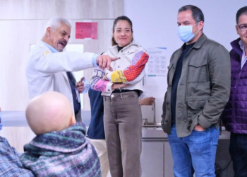 Supervisan autoridades estatales funcionamiento del Centro de Atención Integral de Oncología y Hematología Pediátrica del Hospital Civil Juan I. Menchaca