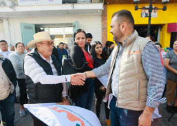 Inician trabajos de rehabilitación del mercado municipal de Tlajomulco y la pavimentación de la calle Mariano Matamoros