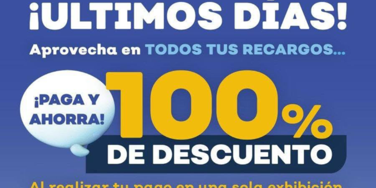 Ofrece SIAPA 100% de descuento en recargos hasta el 15 diciembre