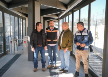 Realiza Enrique Alfaro recorrido de Línea 4 de Tlajomulco Centro a la estación Jalisco 200 años, en Periférico; registra la obra un 83% de avance