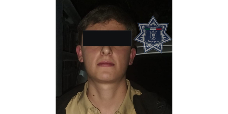 Detenido por Policías de Zapopan por presunta posesión de droga en Colonia el Fortín