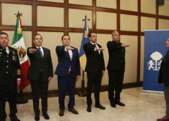 Toma protesta Pablo Lemus a mandos de Seguridad para fortalecer la tranquilidad y la paz en Jalisco