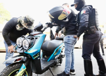 Despliegan autoridades operativo coordinado para detectar motocicletas robadas