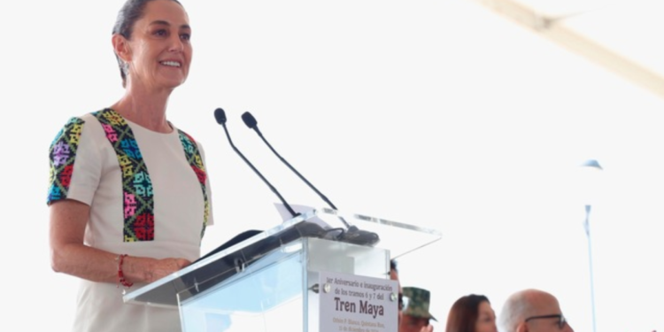 Presidenta Claudia Sheinbaum celebra primer aniversario del Tren Maya e inaugura los tramos 6 y 7