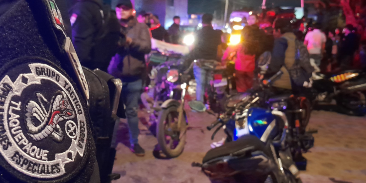 Operativo Beta en San Martín de las Flores Asegura 22 Motocicletas con Irregularidades