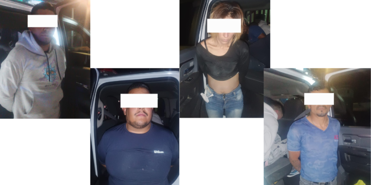 Policías de Tlaquepaque Arrestan a Cuatro Personas por Presunto Robo con Arma Blanca