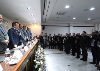 Toma protesta Gobernador Pablo Lemus al Consejo del Colegio de Notarios del Estado de Jalisco para el periodo 2025-2027