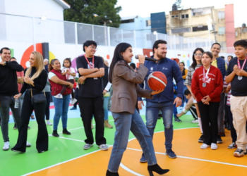 Estrenan la Unidad Deportiva Nueva Primavera en la colonia Moctezuma