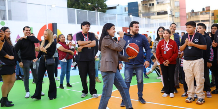 Estrenan la Unidad Deportiva Nueva Primavera en la colonia Moctezuma