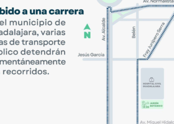 Informa Setran sobre modificaciones en rutas del transporte público en Guadalajara y Zapopan