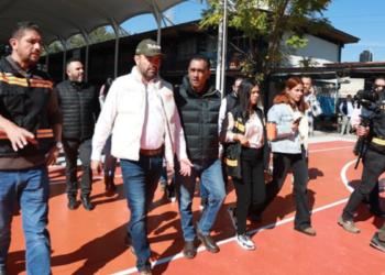 El alcalde Gerardo Quirino supervisó los trabajos realizados en la calle Valle de los Arces