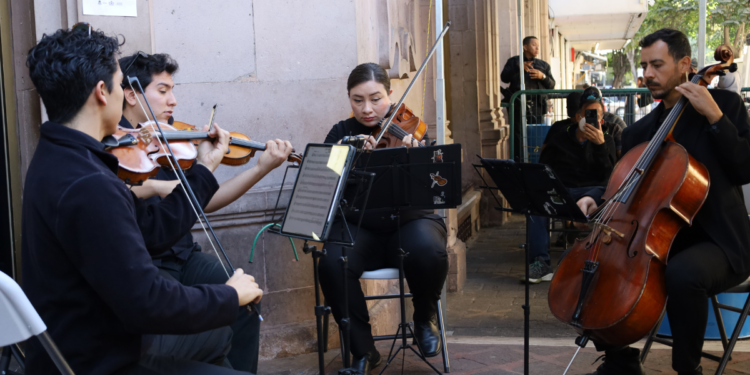 Ofrecen presentaciones ensambles de música de la Secretaría de Cultura en las recaudadoras del Área Metropolitana de Guadalajara