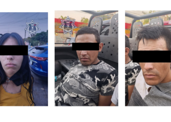Detienen a tres personas con vehículo robado y armas en Zapopan