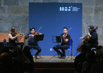 Brilla el cuarteto Andrómeda en Martes Musicales