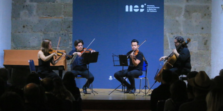 Brilla el cuarteto Andrómeda en Martes Musicales