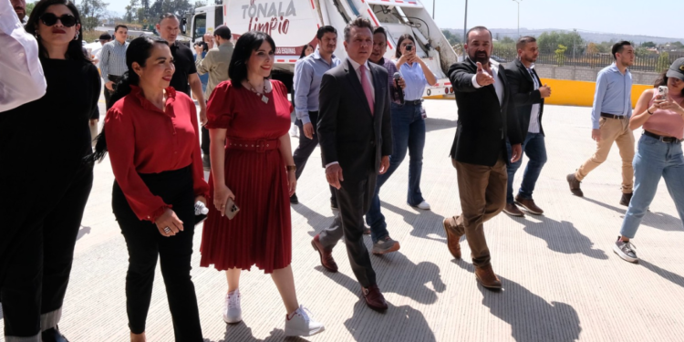 Acude Gobernador Pablo Lemus a inauguración de Estación de Transferencia de Residuos Sólidos Urbanos y de Manejo Especial Tonalá-Oriente 