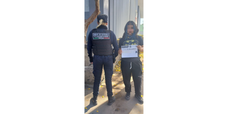 Policía de San Pedro Tlaquepaque localiza a menor con ficha de búsqueda y carpeta de investigación en Nuevo León