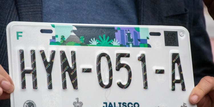 Arranca sustitución de placas vehiculares en Jalisco