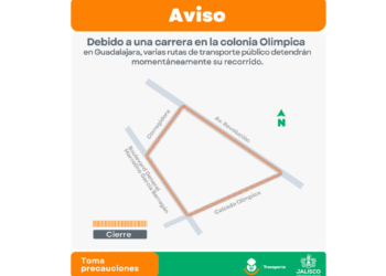 Informa Setran modificación temporal de rutas del transporte público por carrera deportiva