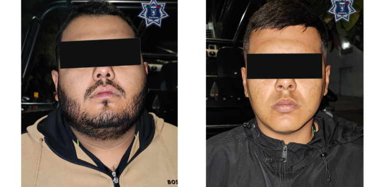 Dos masculinos detenidos por posesión de droga