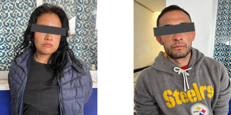 Policías de Tlaquepaque detienen a una mujer y hombre con vehículo con reporte de robo