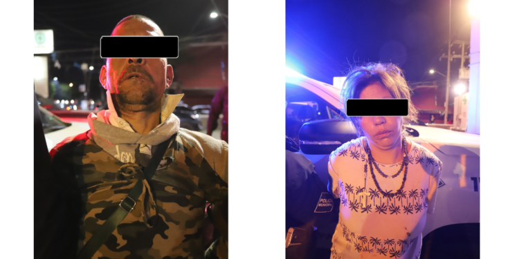 Hombre Armado y Mujer Detenidos en Tlaquepaque; Perro Agrede a Policías