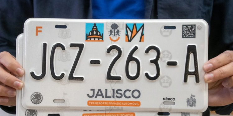 Tiene Jalisco nuevas placas vehiculares