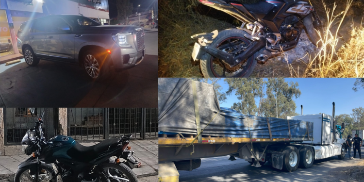 Policías de Tlaquepaque recuperan 11 vehículos, 13 motocicletas y 2 unidades de carga pesada