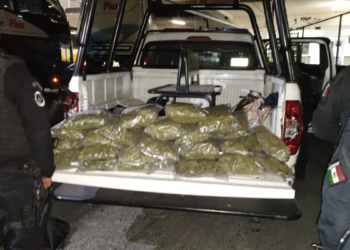 Detienen a Hombre con Tres Maletas de Marihuana en la Central Camionera de Tlaquepaque