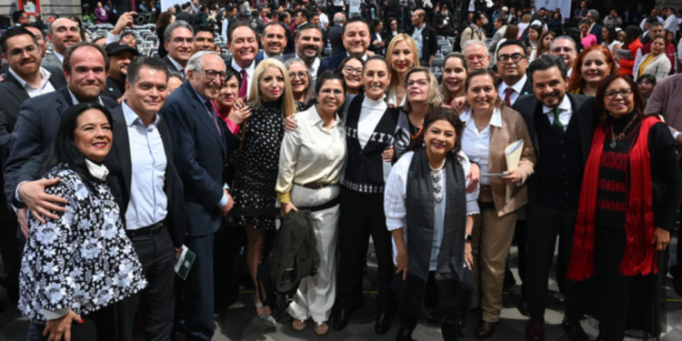 Presidenta Claudia Sheinbaum da banderazo a la estrategia nacional Vive saludable, vive feliz