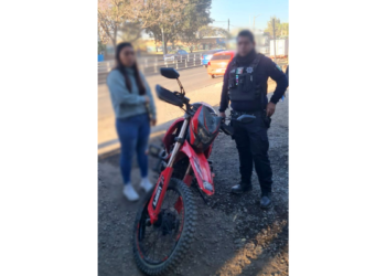 Recuperan policías de Tlajomulco una motocicleta robada 10 minutos antes