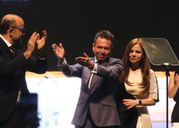 Asiste Pablo Lemus, Gobernador de Jalisco, al 6° Informe de Actividades de Ricardo Villanueva, Rector General de la Universidad de Guadalajara  