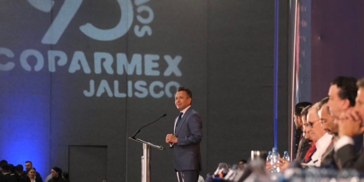 Participa Pablo Lemus, Gobernador de Jalisco, en Punto Empresarial 2025 de Coparmex Jalisco