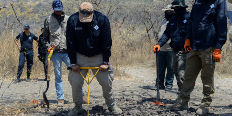 Realiza COBUPEJ operativo de búsqueda en la colonia Lomas del Paraíso de Guadalajara