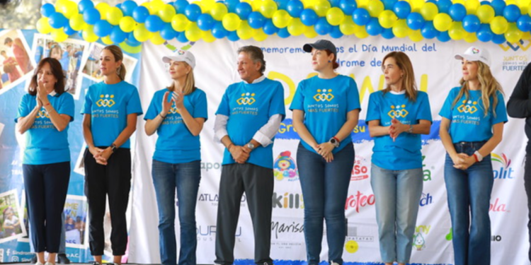 Realizan en Zapopan la quinta caminata por el Día Internacional del Síndrome de Down