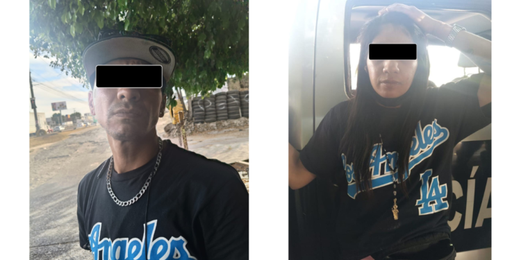 Policías de Tlaquepaque arrestan a hombre y mujer por presunta posesión de medio kilo de droga cristal